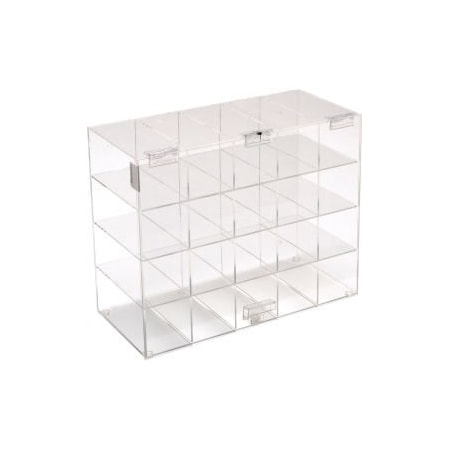 Horizon Mfg Horizon Mfg. Safety Glass Holder With Door, 5203, Holds 20 Glasses, 6-3/4"L 5203
